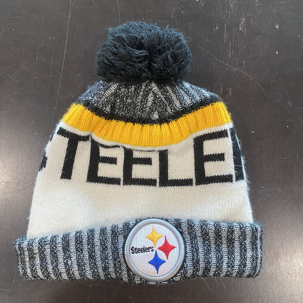 NFL Pittsburgh Steelers Era Winter Knit Hat Beanie Cap 100% Acrylic